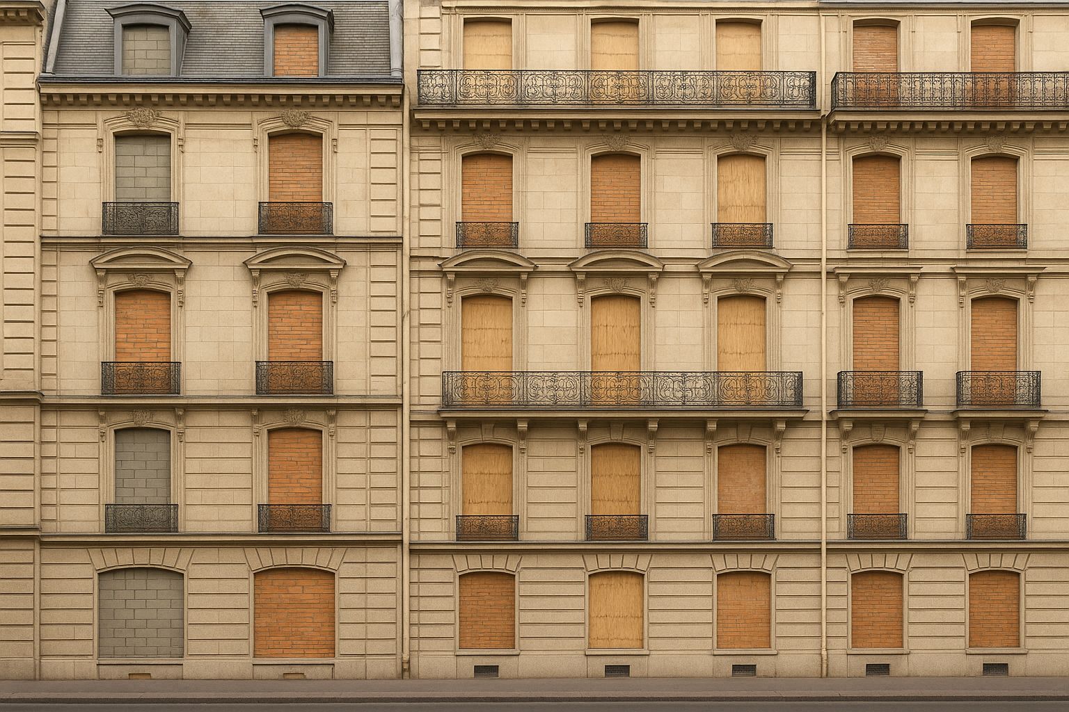 Frappées / alignement IV