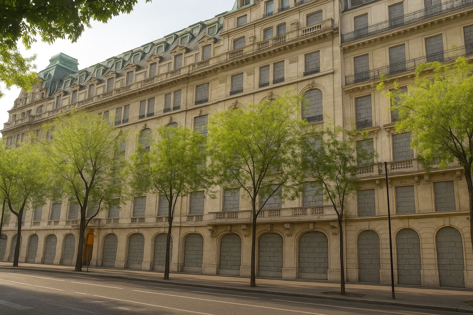 Frappées / alignement V